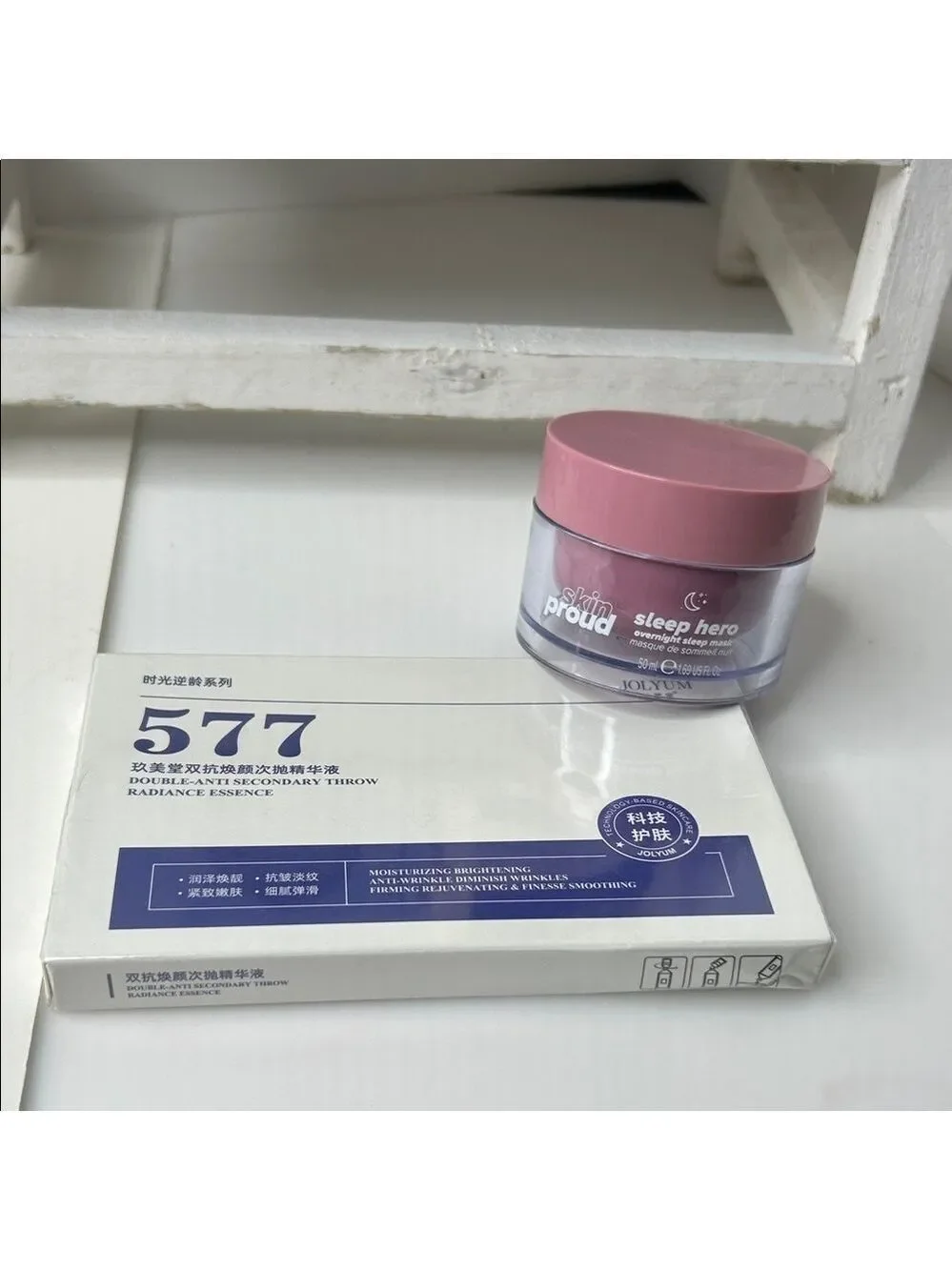 Skincare Set with Face Ice Mask & Satin Bonnet